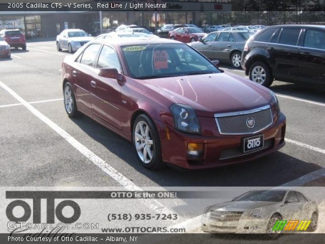 2005 Cadillac CTS -V Series in Red Line