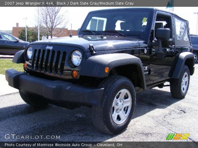 2007 Jeep Wrangler X 4x4 in Black