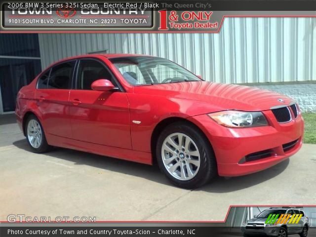 2006 BMW 3 Series 325i Sedan in Electric Red