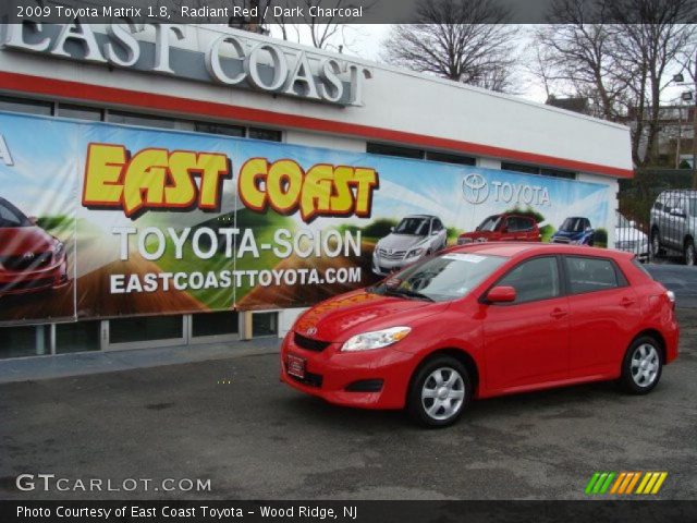 2009 Toyota Matrix 1.8 in Radiant Red