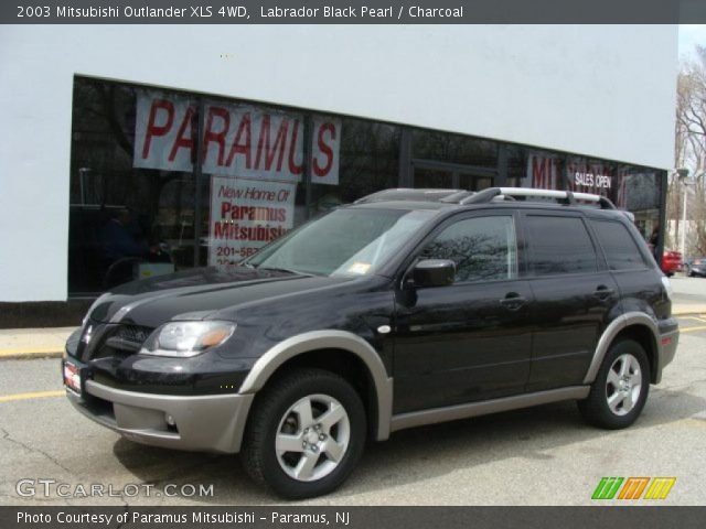 2003 Mitsubishi Outlander XLS 4WD in Labrador Black Pearl
