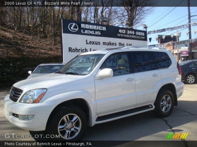 2008 Lexus GX 470 in Blizzard White Pearl