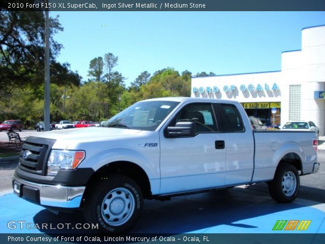 2010 Ford F150 XL SuperCab in Ingot Silver Metallic