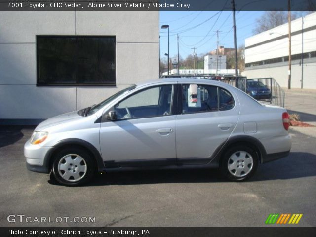 2001 Toyota ECHO Sedan in Alpine Silver Metallic