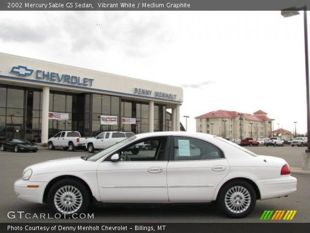 2002 Mercury Sable GS Sedan in Vibrant White