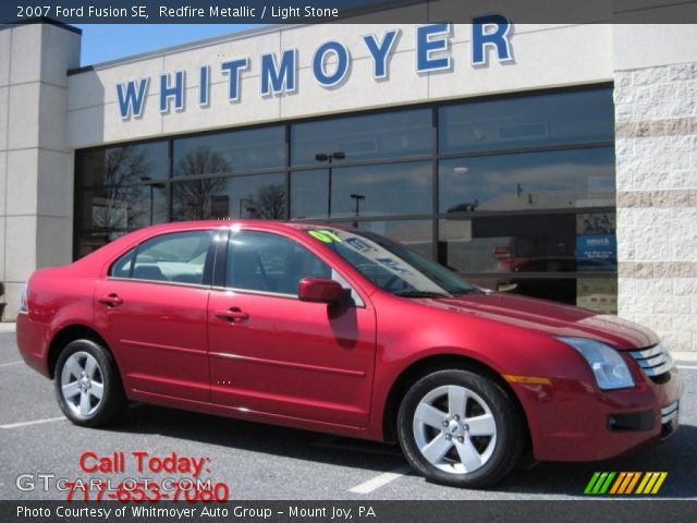 2007 Ford Fusion SE in Redfire Metallic