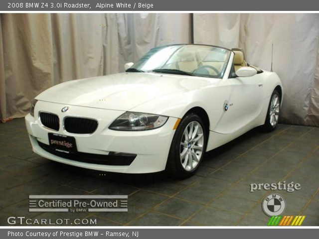 2008 BMW Z4 3.0i Roadster in Alpine White