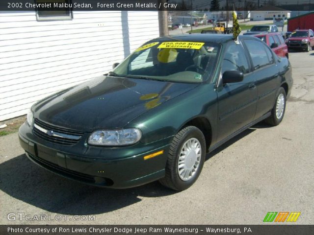 2002 Chevrolet Malibu Sedan in Forest Green Metallic