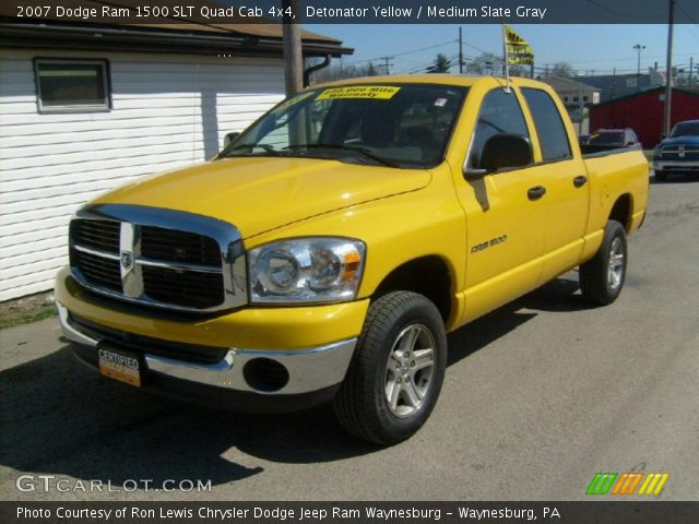 2007 Dodge Ram 1500 SLT Quad Cab 4x4 in Detonator Yellow