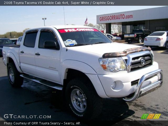 2008 Toyota Tacoma V6 Double Cab 4x4 in Super White