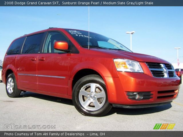 2008 Dodge Grand Caravan SXT in Sunburst Orange Pearl