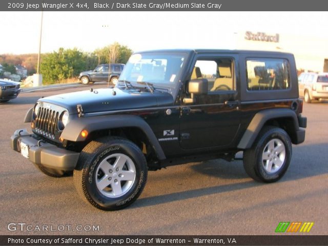 2009 Jeep Wrangler X 4x4 in Black