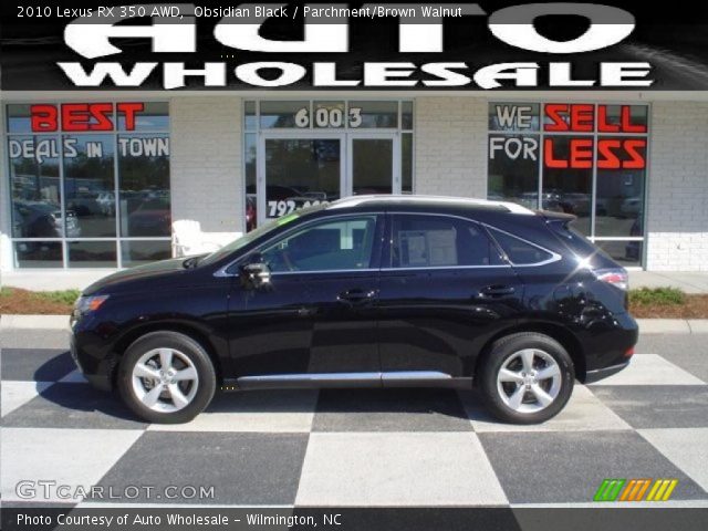 2010 Lexus RX 350 AWD in Obsidian Black