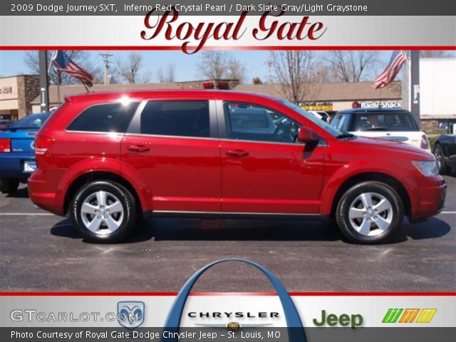 2009 Dodge Journey SXT in Inferno Red Crystal Pearl