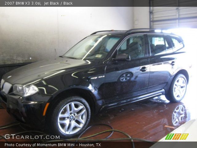 2007 BMW X3 3.0si in Jet Black