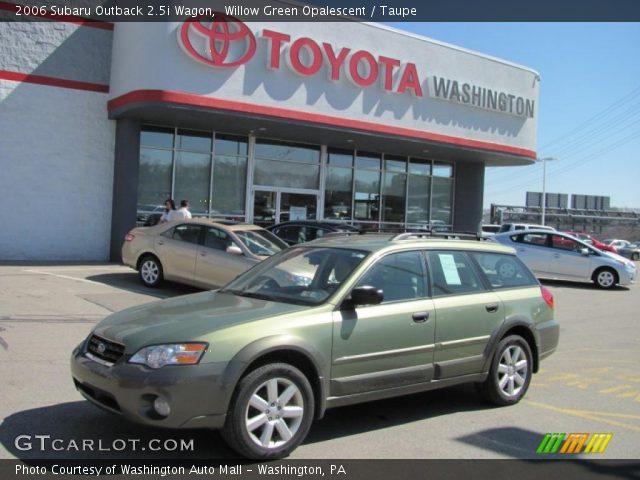 2006 Subaru Outback 2.5i Wagon in Willow Green Opalescent