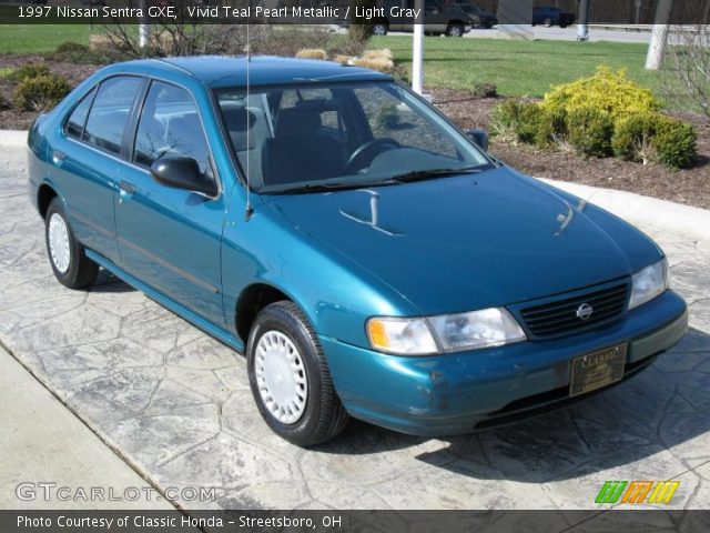 1997 Nissan Sentra GXE in Vivid Teal Pearl Metallic