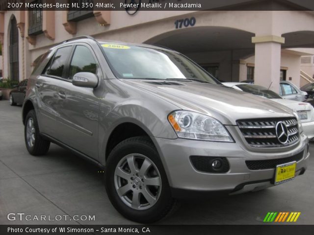 2007 Mercedes-Benz ML 350 4Matic in Pewter Metallic