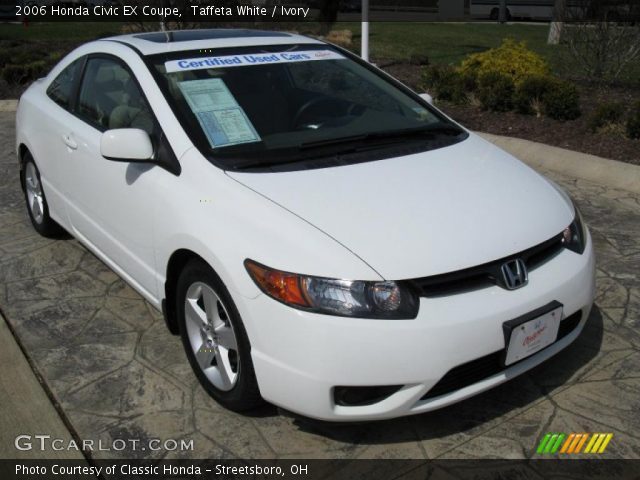 2006 Honda Civic EX Coupe in Taffeta White
