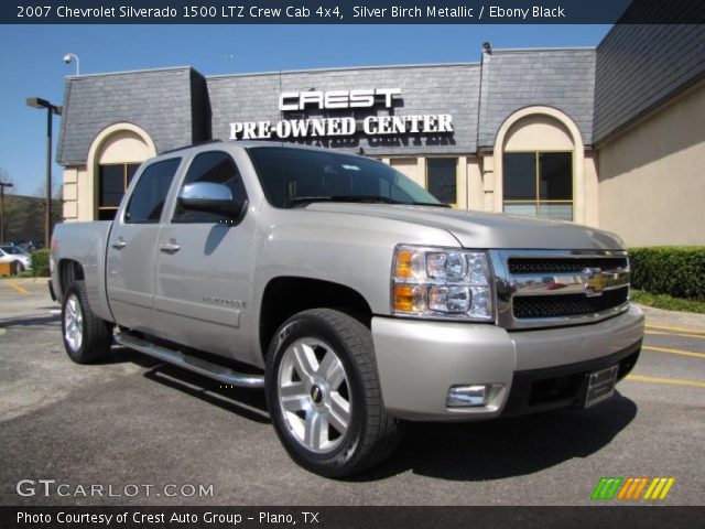 2007 Chevrolet Silverado 1500 LTZ Crew Cab 4x4 in Silver Birch Metallic