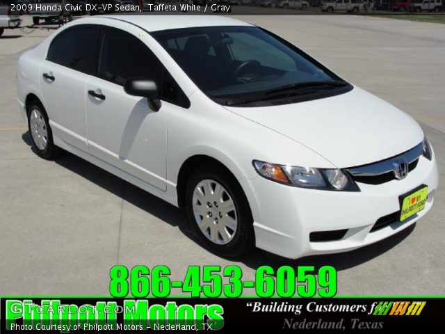 2009 Honda Civic DX-VP Sedan in Taffeta White
