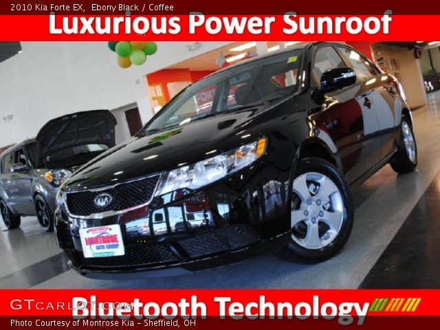 2010 Kia Forte EX in Ebony Black