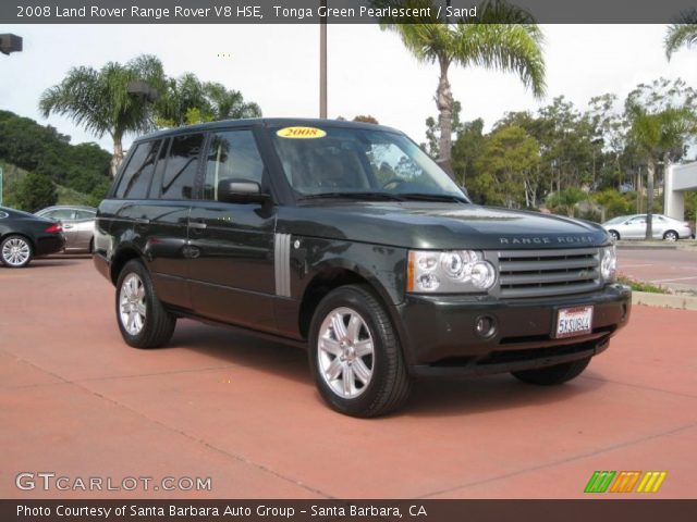 2008 Land Rover Range Rover V8 HSE in Tonga Green Pearlescent