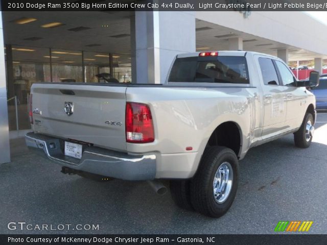 2010 Dodge Ram 3500 Big Horn Edition Crew Cab 4x4 Dually in Light Graystone Pearl