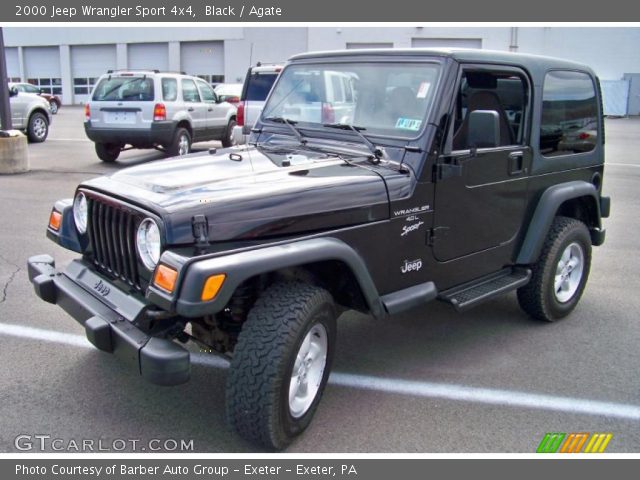 2000 Jeep Wrangler Sport 4x4 in Black