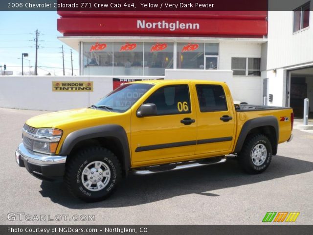 2006 Chevrolet Colorado Z71 Crew Cab 4x4 in Yellow
