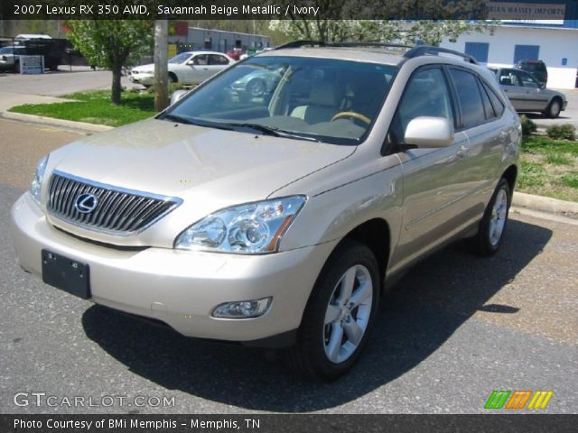 2007 Lexus RX 350 AWD in Savannah Beige Metallic