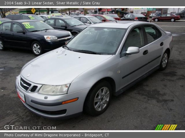 2004 Saab 9-3 Linear Sedan in Silver Metallic