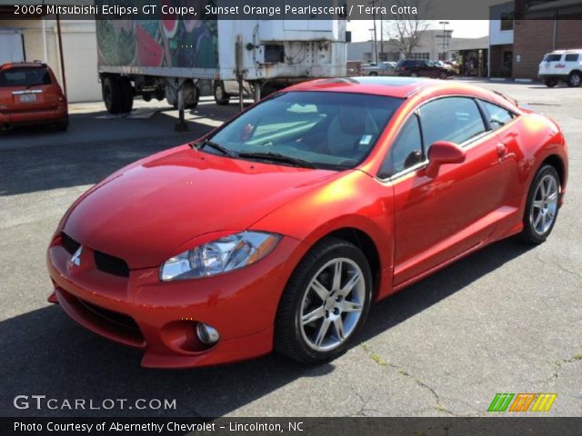 2006 Mitsubishi Eclipse GT Coupe in Sunset Orange Pearlescent