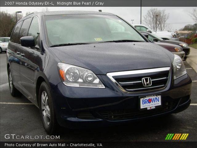 2007 Honda Odyssey EX-L in Midnight Blue Pearl