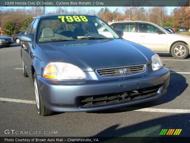 1998 Honda Civic EX Sedan in Cyclone Blue Metallic