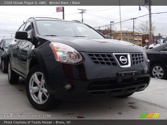 2008 Nissan Rogue SL AWD in Wicked Black