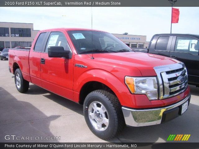 2010 Ford F150 XLT SuperCab in Vermillion Red