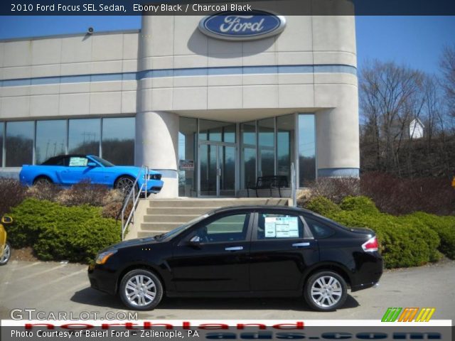 2010 Ford Focus SEL Sedan in Ebony Black