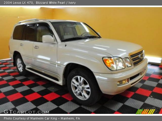 2004 Lexus LX 470 in Blizzard White Pearl