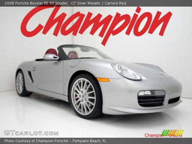 2008 Porsche Boxster RS 60 Spyder in GT Silver Metallic