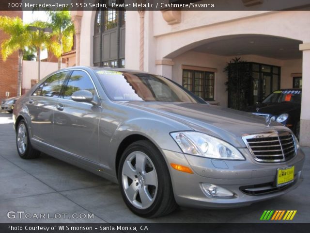 2007 Mercedes-Benz S 550 Sedan in Pewter Metallic