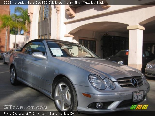 2008 Mercedes-Benz CLK 350 Cabriolet in Iridium Silver Metallic