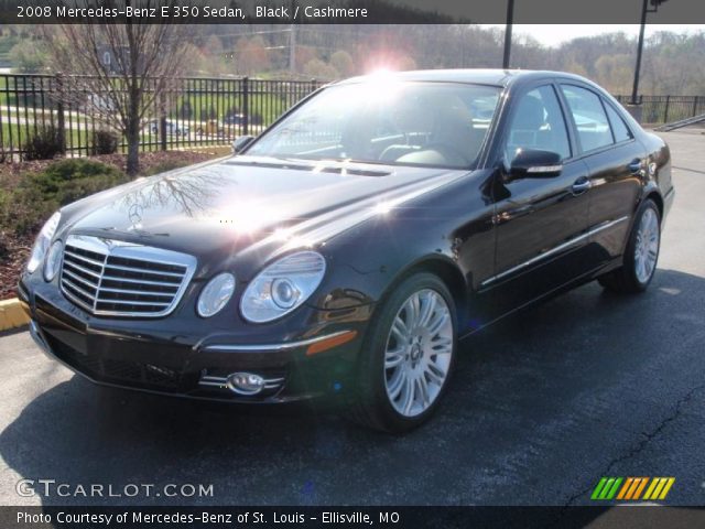2008 Mercedes-Benz E 350 Sedan in Black