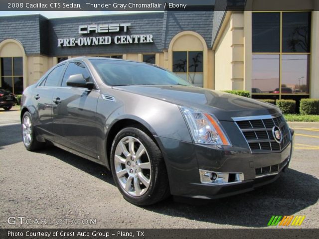 2008 Cadillac CTS Sedan in Thunder Gray Chromaflair