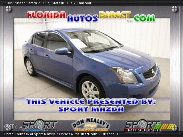 2009 Nissan Sentra 2.0 SR in Metallic Blue
