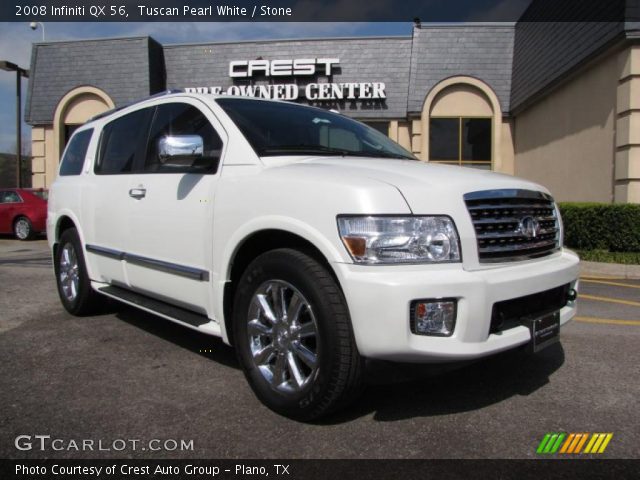 2008 Infiniti QX 56 in Tuscan Pearl White