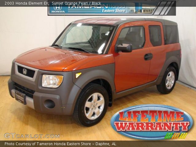 2003 Honda Element EX in Sunset Orange Pearl