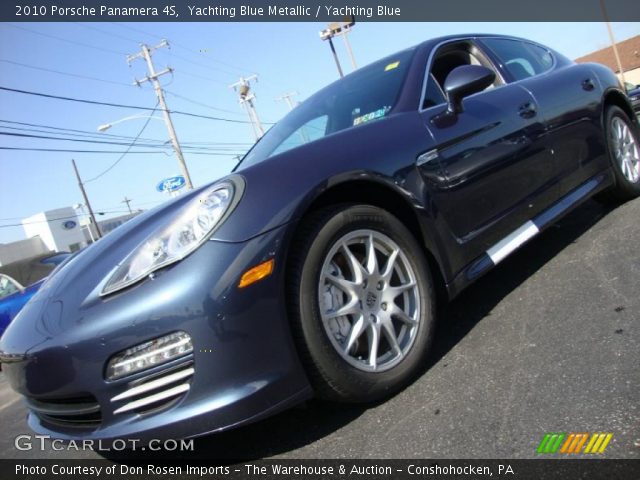 2010 Porsche Panamera 4S in Yachting Blue Metallic