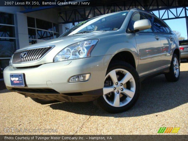 2007 Lexus RX 350 in Bamboo Green Pearl