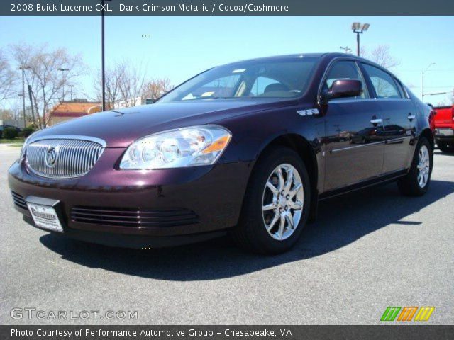 2008 Buick Lucerne CXL in Dark Crimson Metallic